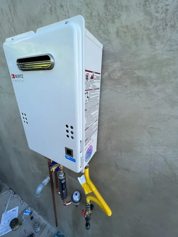 Tankless water heater installation for La Presa homes